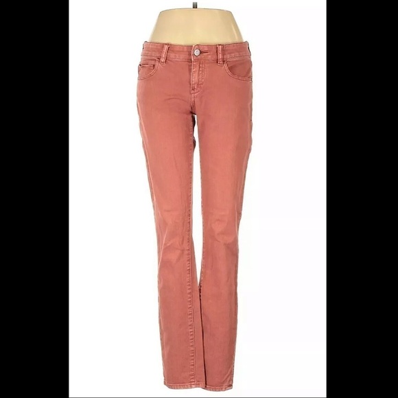 Pilcro Letterpress Anthro Fit Stet Orange Jeans - Picture 1 of 8